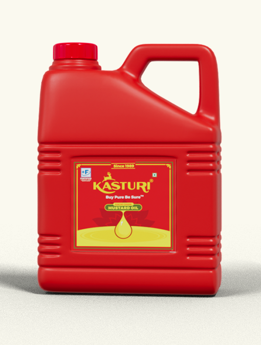 Kasturi red 5 litre HDPE jerry can
